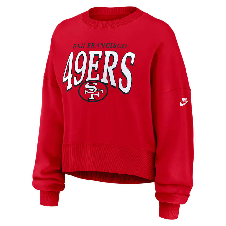 Nike Nike NFL Sweatshirts Women's Scarlet Crew Neck Moderate