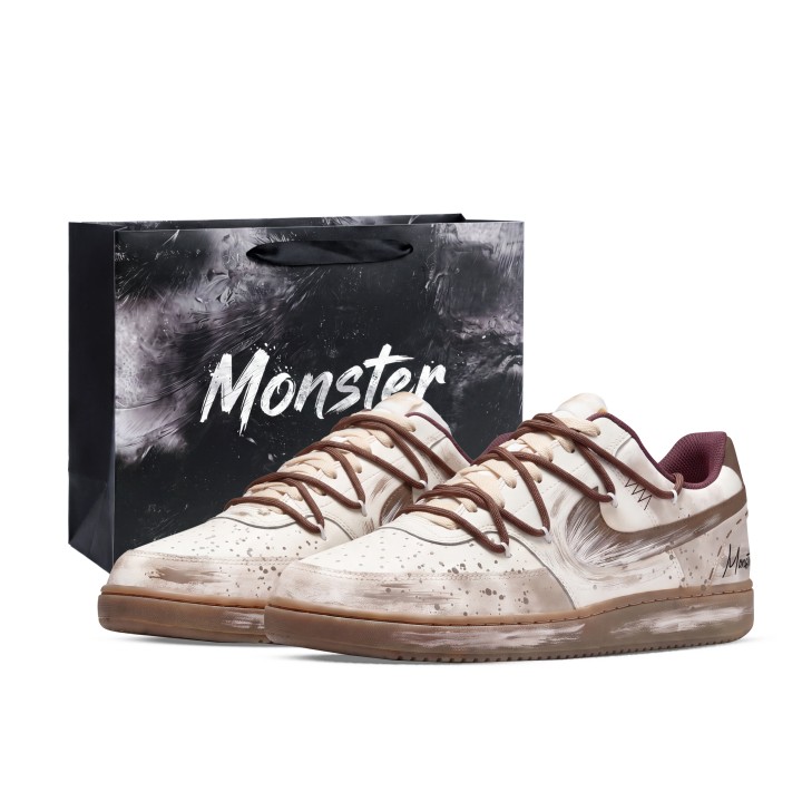 Nike Nike Court Vision Low Skateboard Shoes Unisex Low Top White/Brown