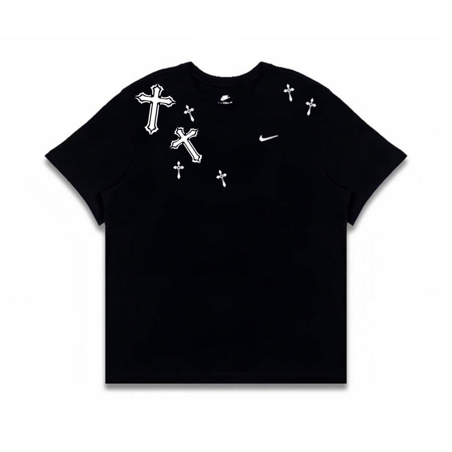 Nike Nike Sportswear T Shirts Unisex Black Crew Neck Moderate Straight Fit