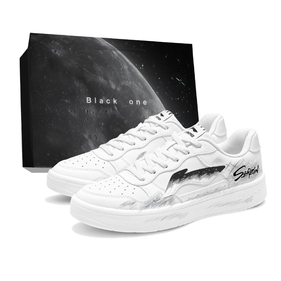 Li-Ning Li Ning Floating Boat Skateboard Shoes Men's Low Top Black/White/Gray