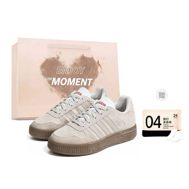 Adidas Adidas D PAD Skateboard Shoes Unisex Low Top Beige/White/Brown