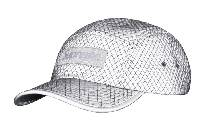 Supreme Supreme Polyester Baseball Caps Unisex Silver