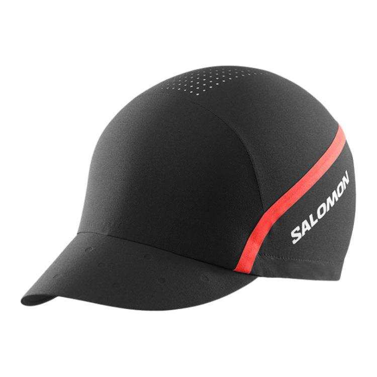 SALOMON Polyamide Baseball Caps Unisex Black