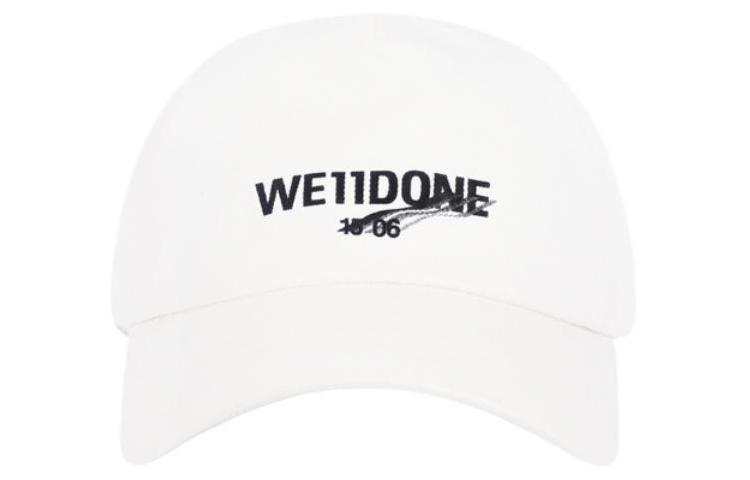 WE11DONE WE11DONE Logo-print Cotton Cap