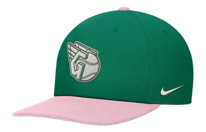 Nike Nike Polyester Baseball Caps Men's Green/Pink