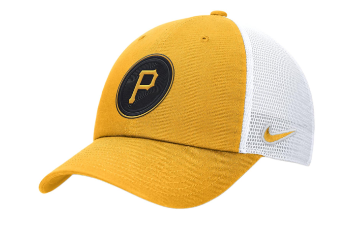 Nike Nike Polyester, Cotton Baseball Caps Men's Yellow