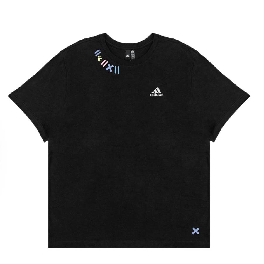 Adidas Adidas MUST HAVES T Shirts Unisex Black Crew Neck Moderate