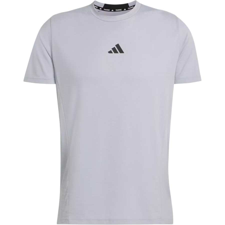 Adidas Adidas AEROREADY T Shirts Men's Halo Silver Crew Neck