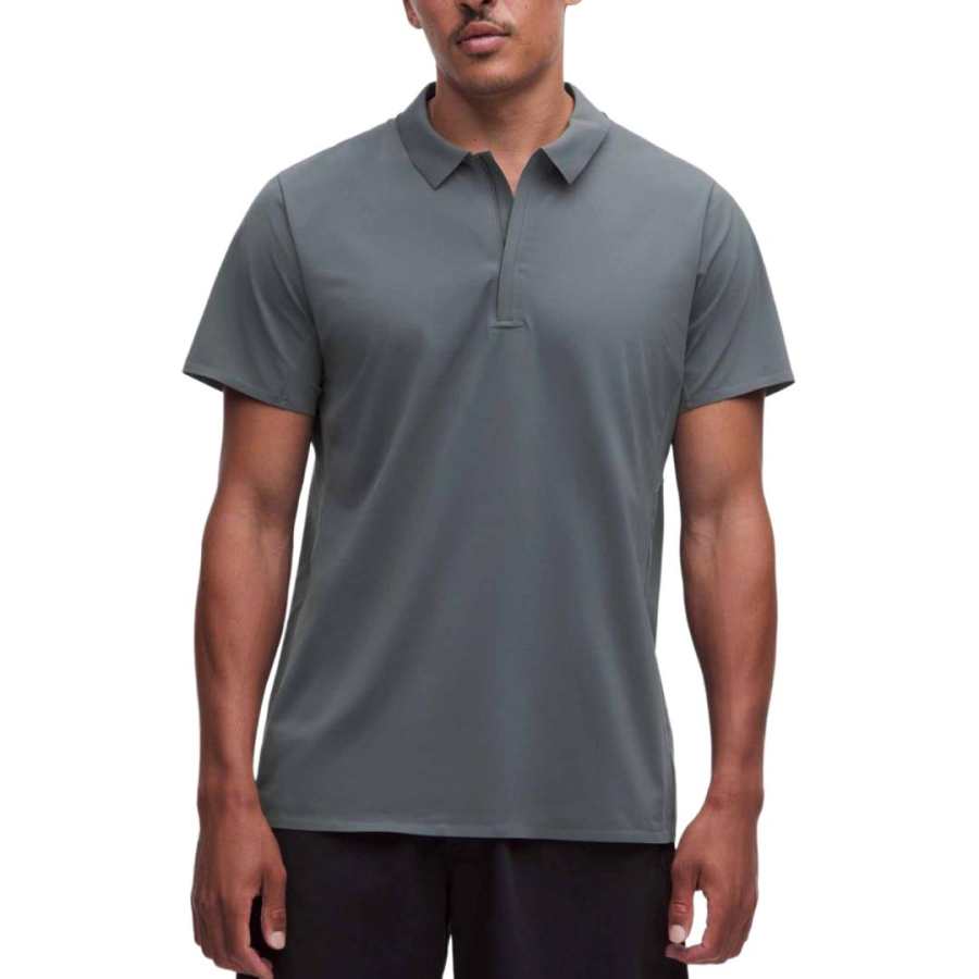 Lululemon Polo Shirts Men's Oil Paint Polo Collar Moderate