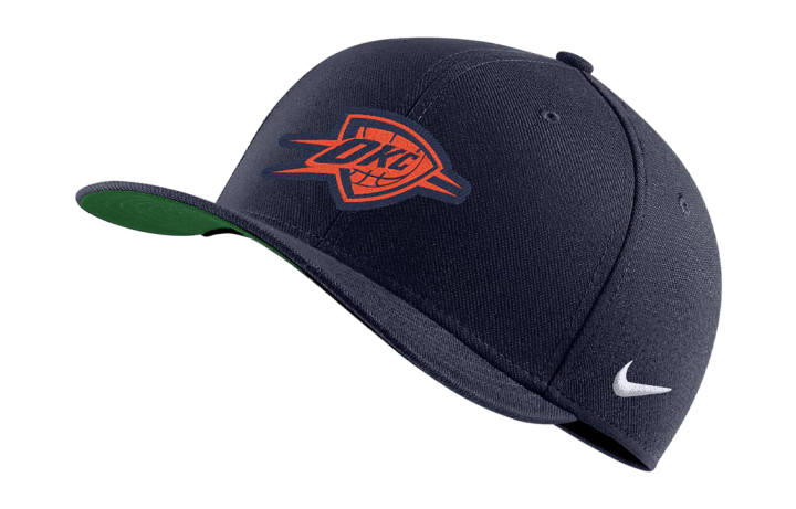 Nike Nike Oklahoma City Thunder City Edition Nike Nba Swoosh Flex Cap