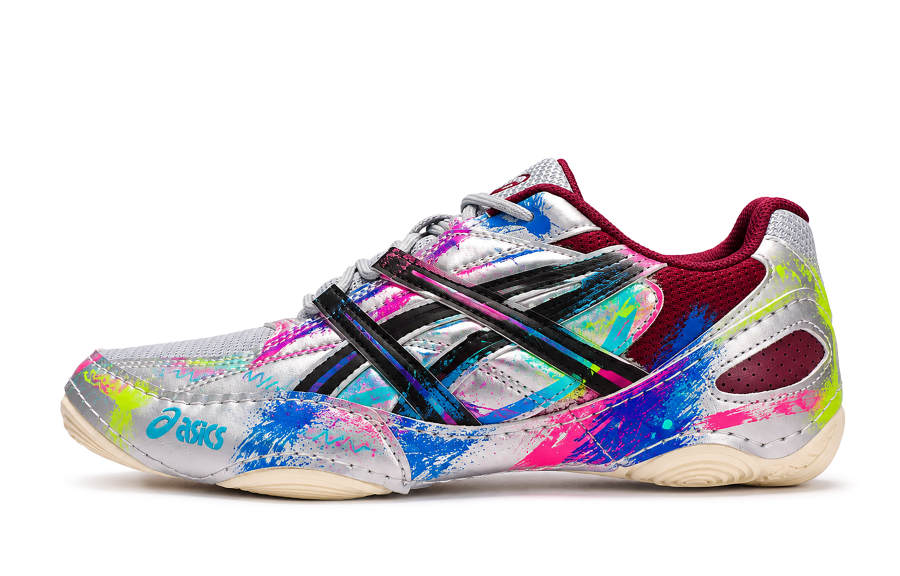 ASICS Hypersync Casual Shoes Unisex Low Top Red/Pink/Green/Purple