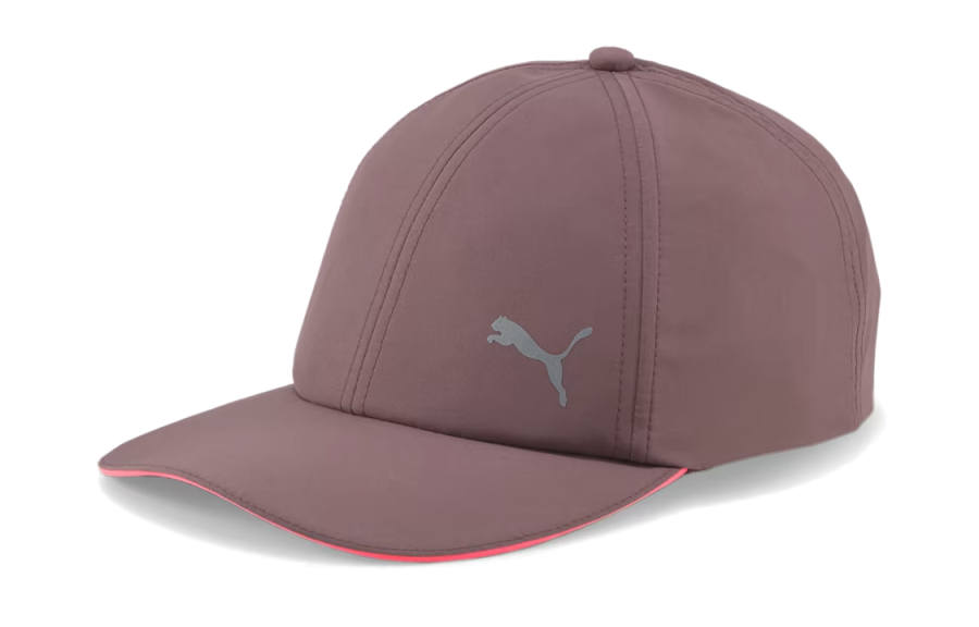 PUMA PUMA Cotton Baseball Caps Unisex Gray Plum