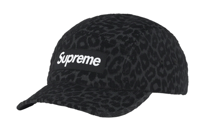 Supreme Supreme Leopard Corduroy Camp Cap