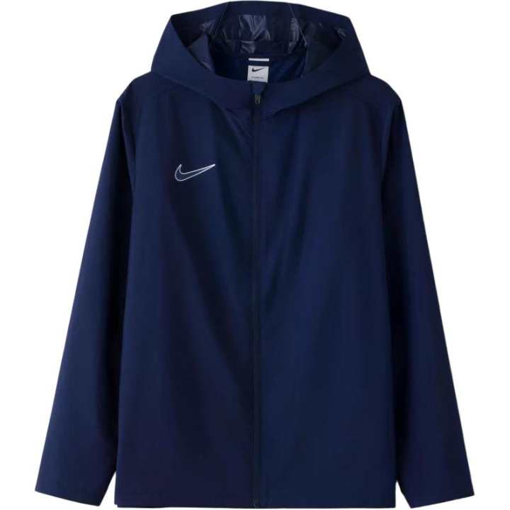 Nike Nike Jackets Unisex Navy Blue/White/Black/Green Hooded Non Detachable Moderate Straight Fit