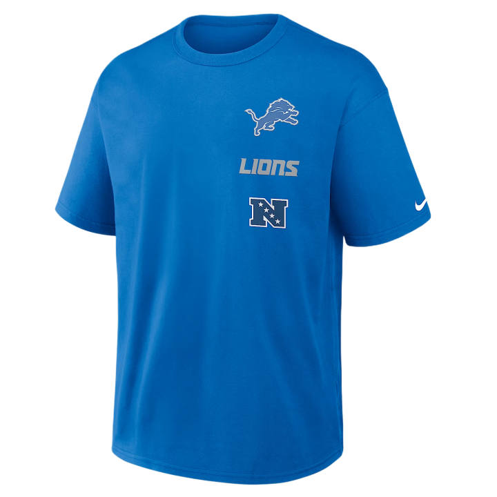 Nike Nike Rugby Jerseys Men's Blue Crew Neck Moderate