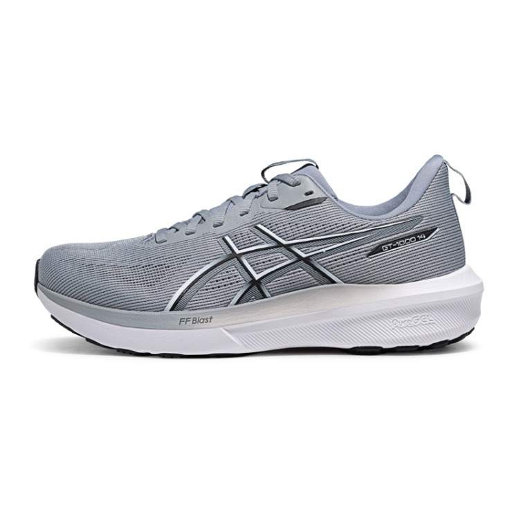 ASICS GT 1000 14 Abrasion Resistant Abrasion Resistant Low top Running Shoes Men's Gravel Gray