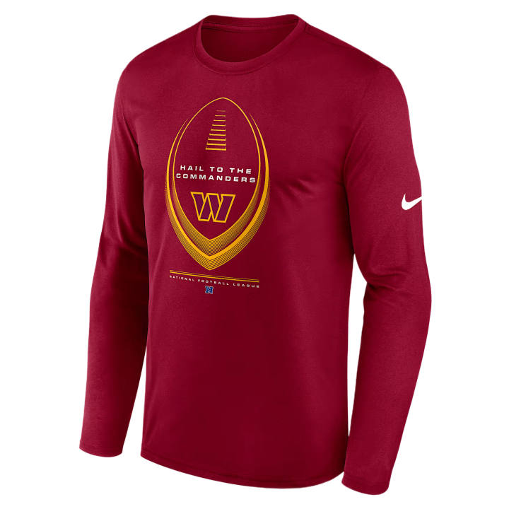 Nike Nike NFL Rugby Jerseys Men's Red Crew Neck Moderate