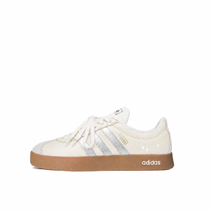 Adidas Adidas VL Court German Army Trainers Unisex Low Top Silver