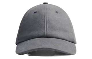 Bottega Veneta Cow Leather Baseball Caps Men's Gray
