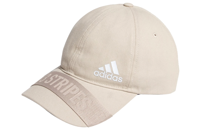 Adidas Adidas Blend Fabric Baseball Caps Unisex Beige Umber