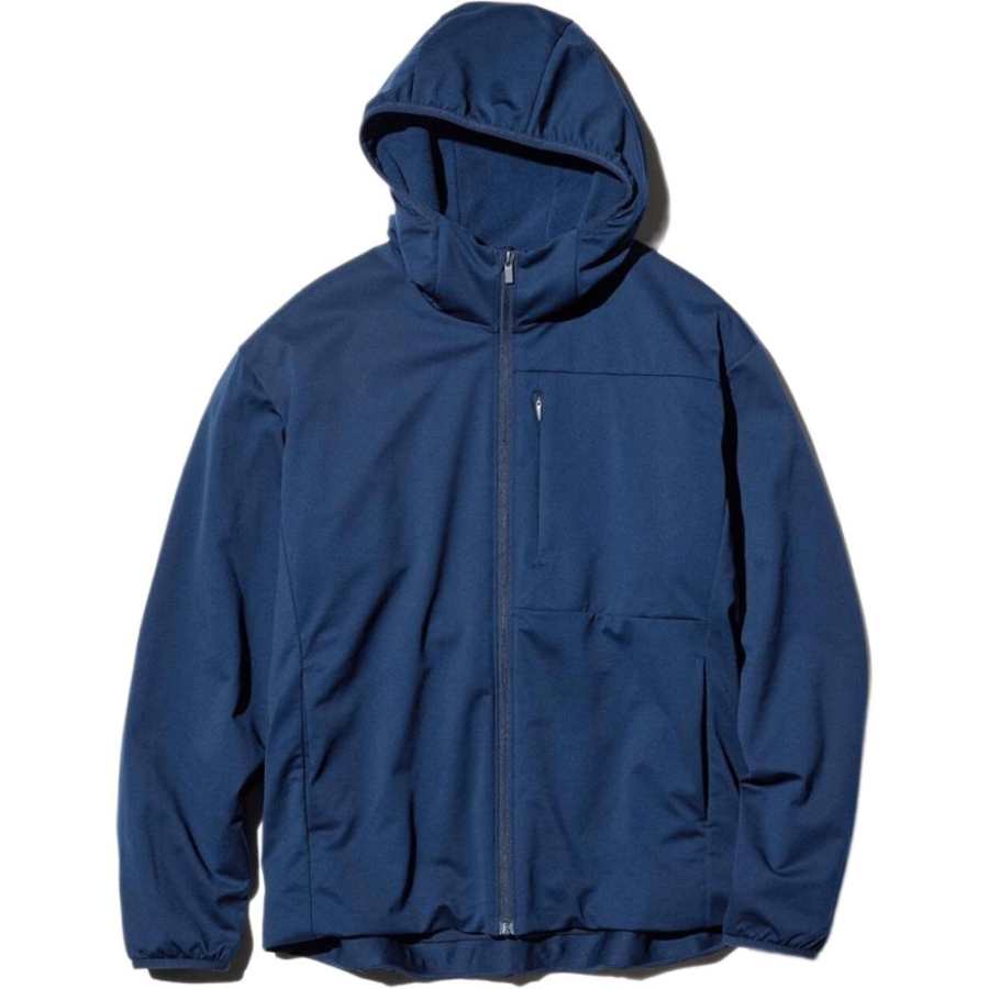 UNIQLO FW26 Jackets Men's Navy Blue Hooded Non Detachable Moderate