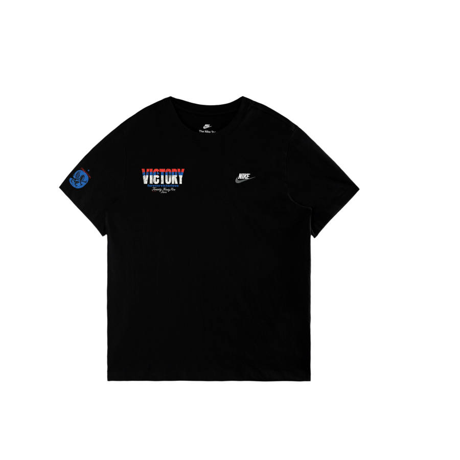 Nike Nike Sportswear Club T Shirts Men's Black/White/Dark Gray Crew Neck Moderate
