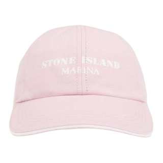STONE ISLAND Cotton Baseball Caps Men's Pink