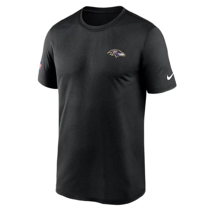 Nike Nike NFL T Shirts Men's Black Crew Neck Moderate