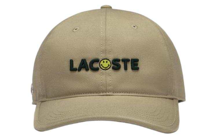 LACOSTE LACOSTE Cotton Baseball Caps Unisex Camel