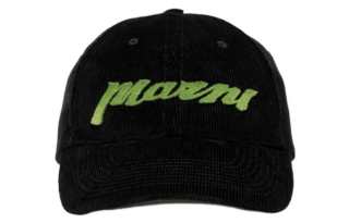 MARNI 【Previous Season】logo-lettering corduroy baseball cap