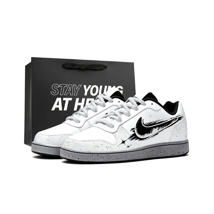 Nike Nike EBERNON Skateboard Shoes Unisex Low Top White