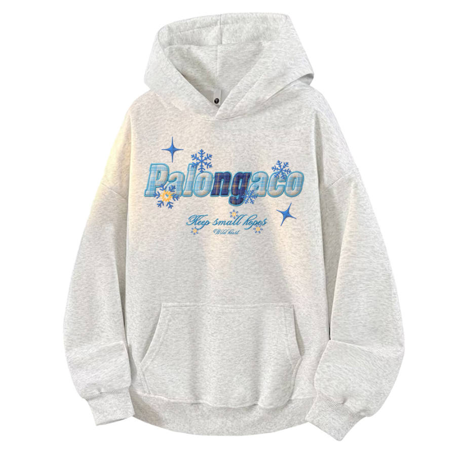 PAL ONGACO Sweatshirts Unisex Hooded Non Detachable Moderate Straight Fit