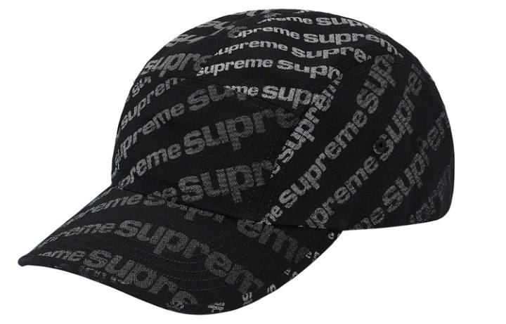 Supreme Supreme 100% Cotton Twill Baseball Caps Unisex Black/Navy Blue/Orange/Yellow Green/Ecru
