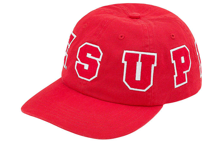 Supreme Supreme 100% Cotton Twill Baseball Caps Unisex Violet/Blue/Bright Yellow/Khaki/White/Red/Black