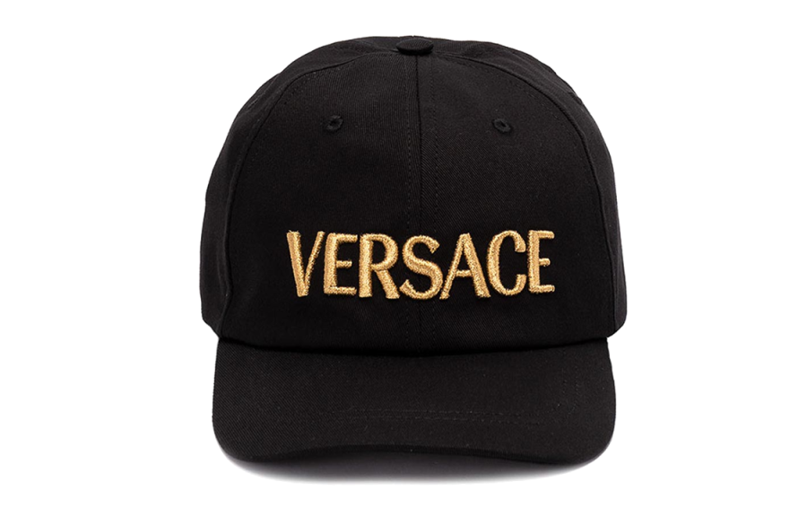 VERSACE VERSACE Logo Embroidered Curved Peak Baseball Cap