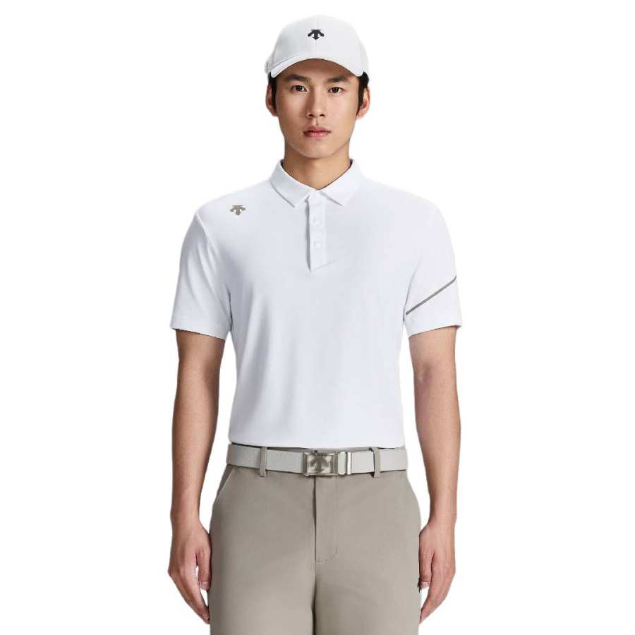DESCENTE DESCENTE PRO Golf Clothing Men's Polo Collar Thin