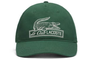 LACOSTE Embroidered Twill Cap