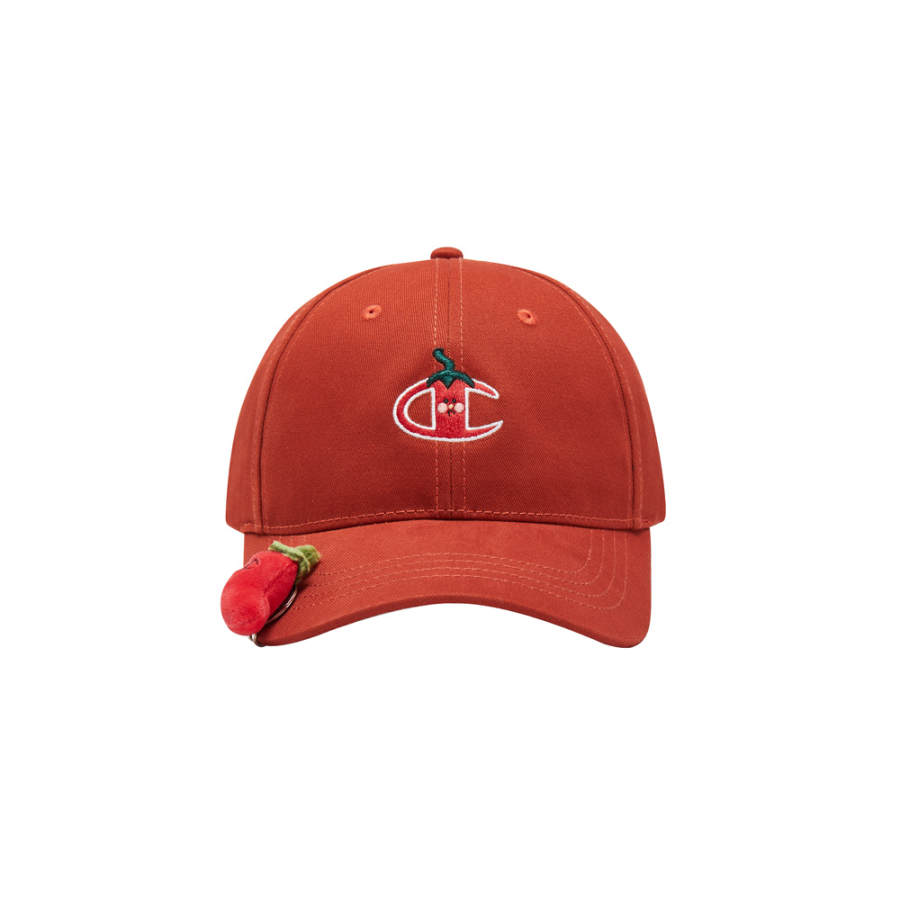 Champion Champion Cotton Baseball Caps Unisex Red
