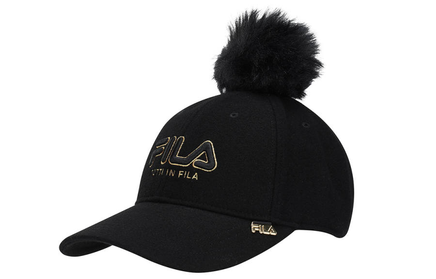 FILA FILA Wool Baseball Caps Unisex Black