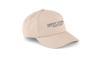 ARMANI EXCHANGE Cotton Baseball Caps Men's Beige