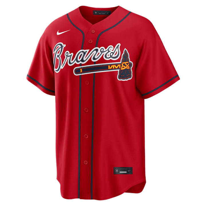 Nike Nike Baseball Jerseys Men's Red V Neck Moderate