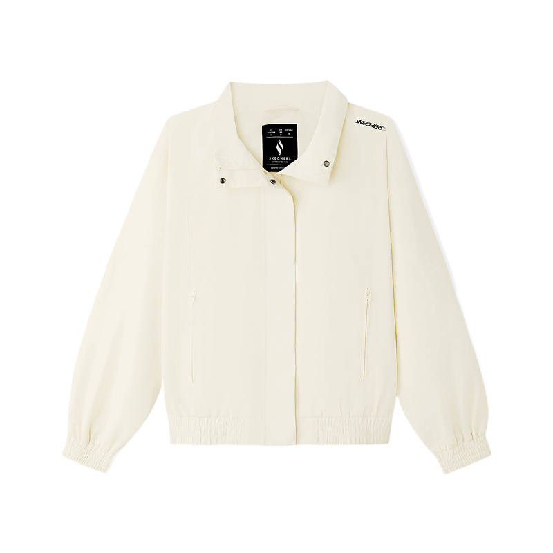 Skechers Jackets Women's Marshmallow White 0074 Lapel Moderate