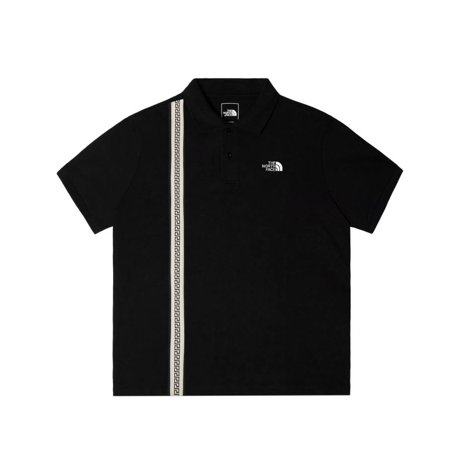 THE NORTH FACE Polo Shirts Men's Black Lapel Moderate