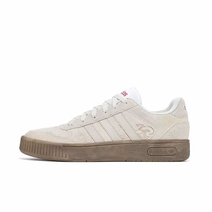Adidas Adidas D PAD Skateboard Shoes Unisex Low Top Beige/White/Brown