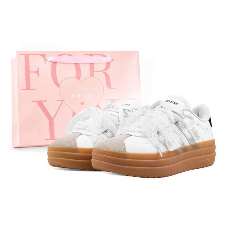 Adidas Adidas VL Court Bold Skateboard Shoes Women's Low Top Silver