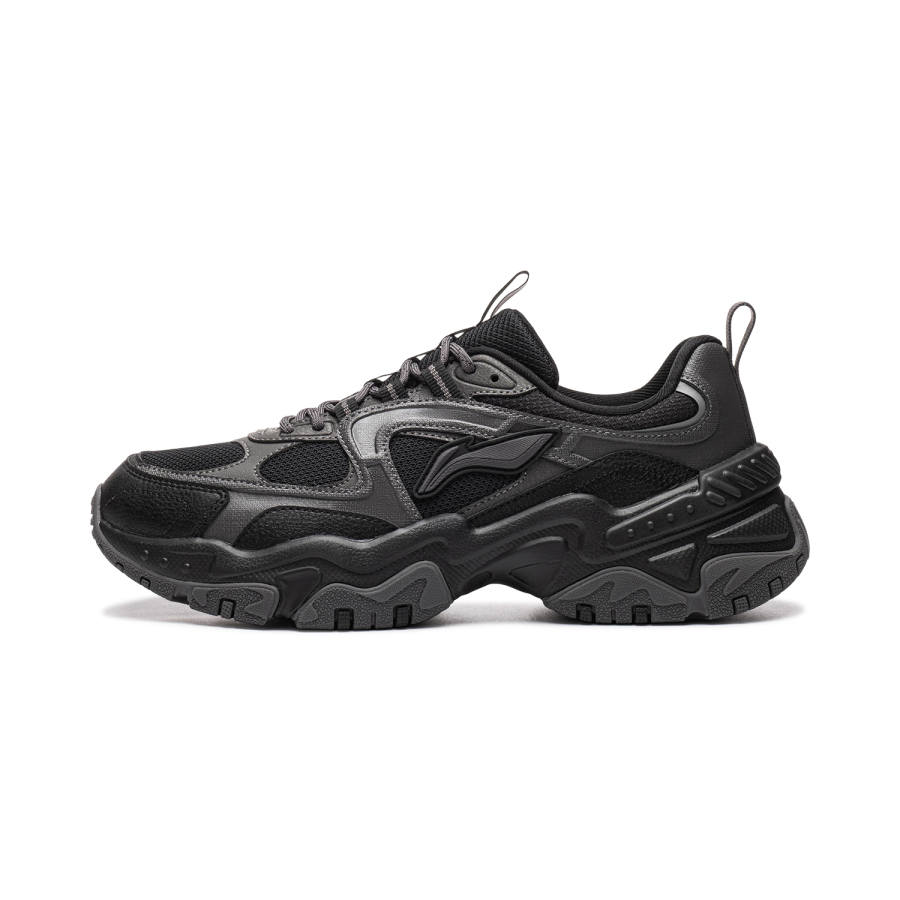 Li-Ning Li Ning Brown Sugar Casual Shoes Men's Low Top Black Pine Gray/Black