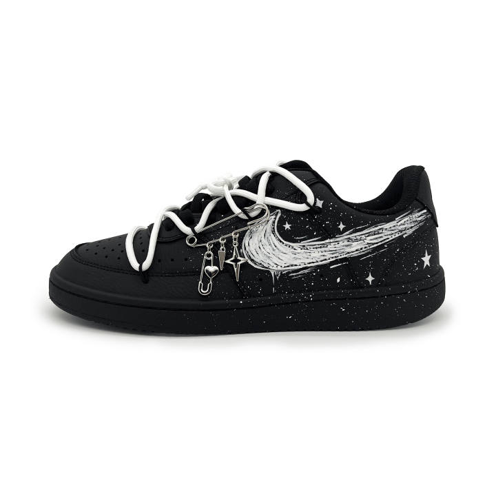 Nike Nike Court Vision Low Skateboard Shoes Unisex Low Top White
