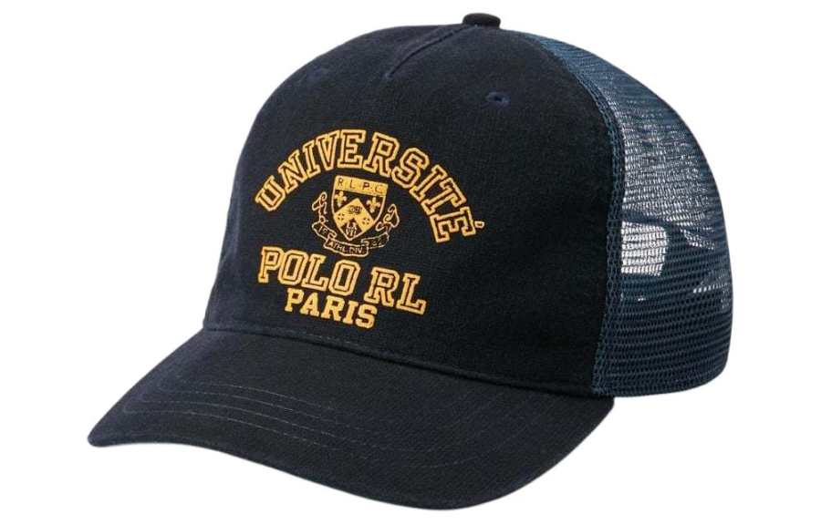 Polo Ralph Lauren Polyester, Cotton Baseball Caps Men's Black