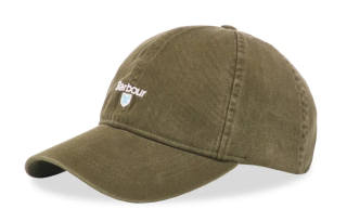 BARBOUR Logo Embroidered Baseball Cap