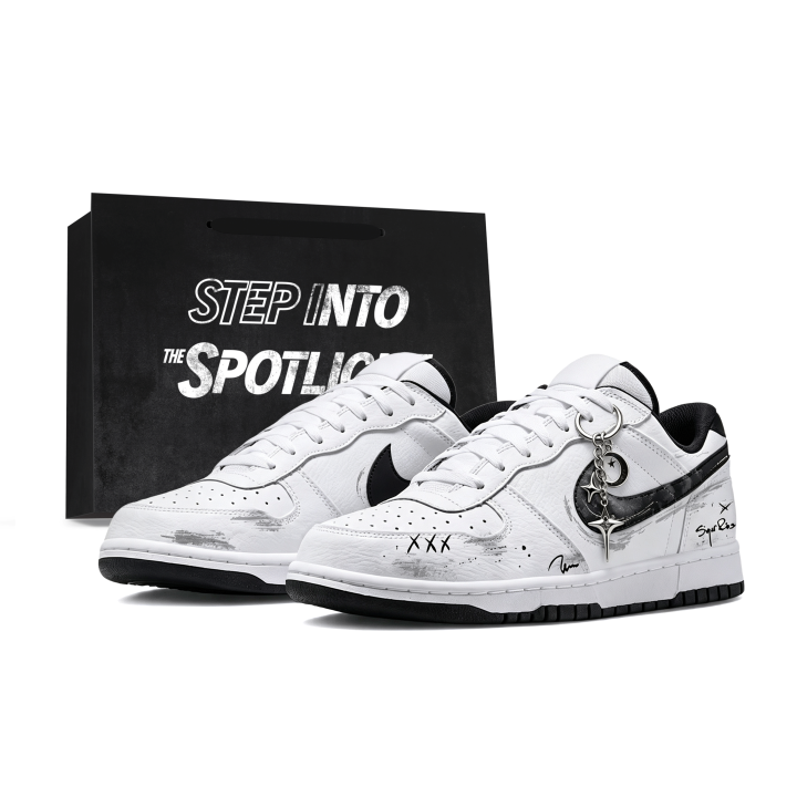 Nike Nike Big Skateboard Shoes Unisex Low Top White